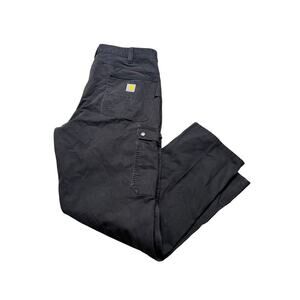 VTG Carhartt Rugged Flex Relaxed Fit Cargo Work Pants Men’s 38x32 Black BN5461-M